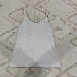white lulu tennis top🍋